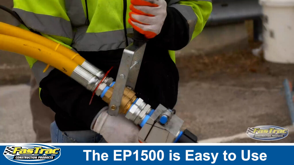 The FasTrac EP1500 Epoxy Pump System is easy to use